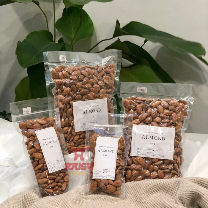 

Kacang Almond Mentah 1 Kg Raw Almond Natural (Grade Super A) Terbaru