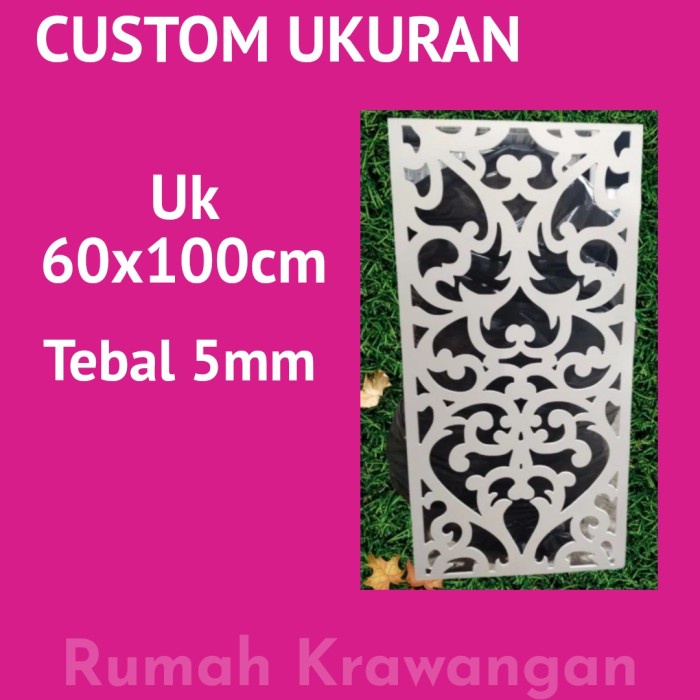 krawangan pvc board/foam board uk 60x100cm tebal 5mm - H094
