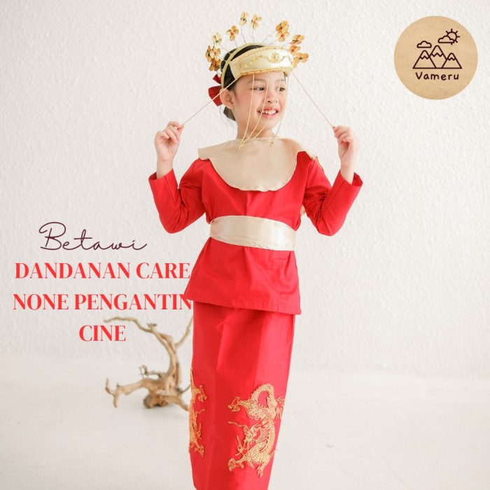 BAJU ADAT ANAK PEREMPUAN PENGANTIN BETAWI