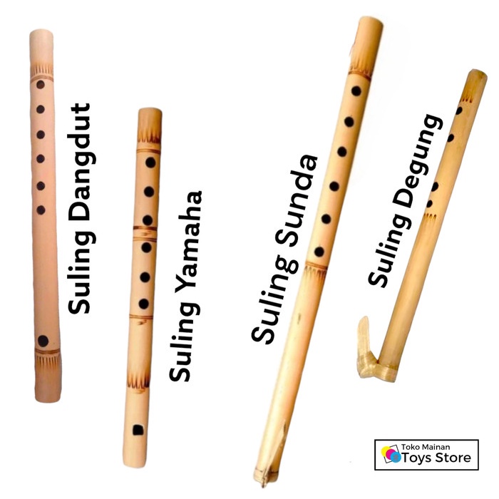 BERGARANSI Suling tradisional bambu asli seruling dangdut yamaha sunda degung