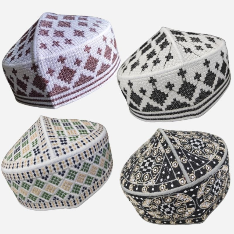 PROMO / PECI PAKISTAN BORDIR PECI OVAIS KOPIAH BORDIR