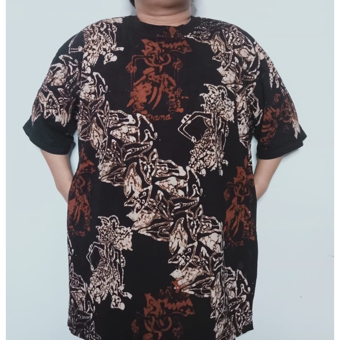 BERKUALITAS KAOS PRIA JUMBO XXXL BATIK CAP TRADISIONAL 3