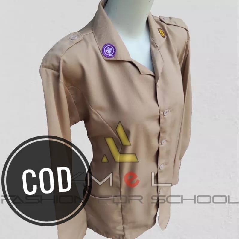 PROMO / BAJU PRAMUKA PEMBINA atau GURU PEREMPUAN Seragam Pembina atau Guru Kain Oxford dan High