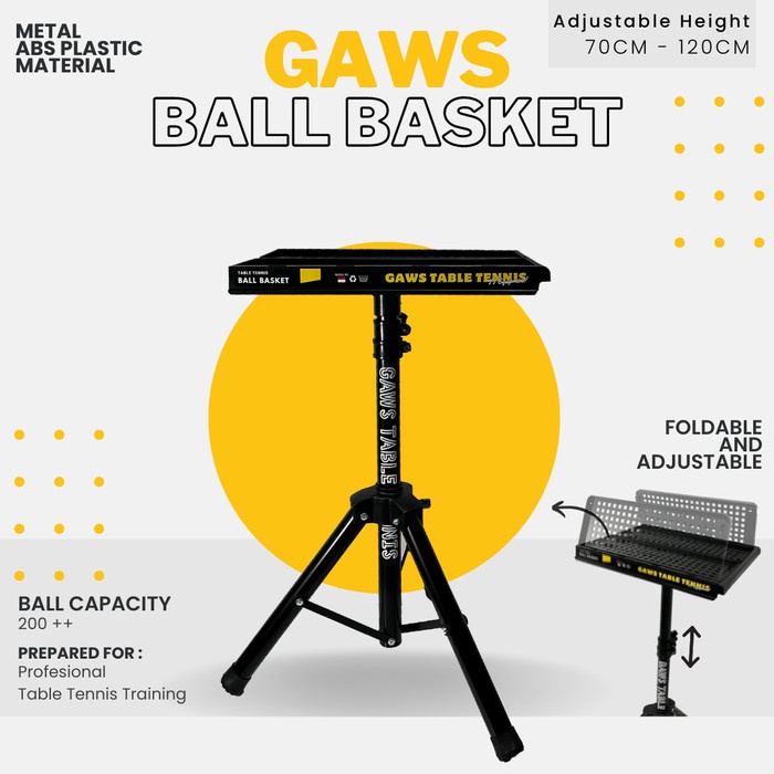 BERKUALITAS Keranjang bola banyak pingpong tenis meja lipat ball basket