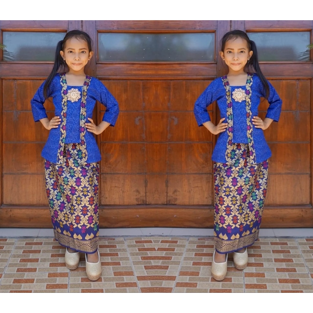 NEW PRODUCT CUCI GUDANG SETELAN KEBAYA ANAK PEREMPUAN LENGAN PANJANG UMUR 1-7 TAHUN-KUTU BARU ANAK