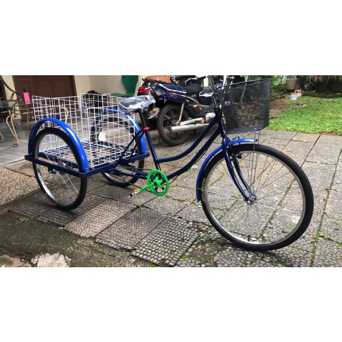 TERBATAS Sepeda Roda Tiga Dewasa Cargo Keranjang 20INCH - READY STOCK