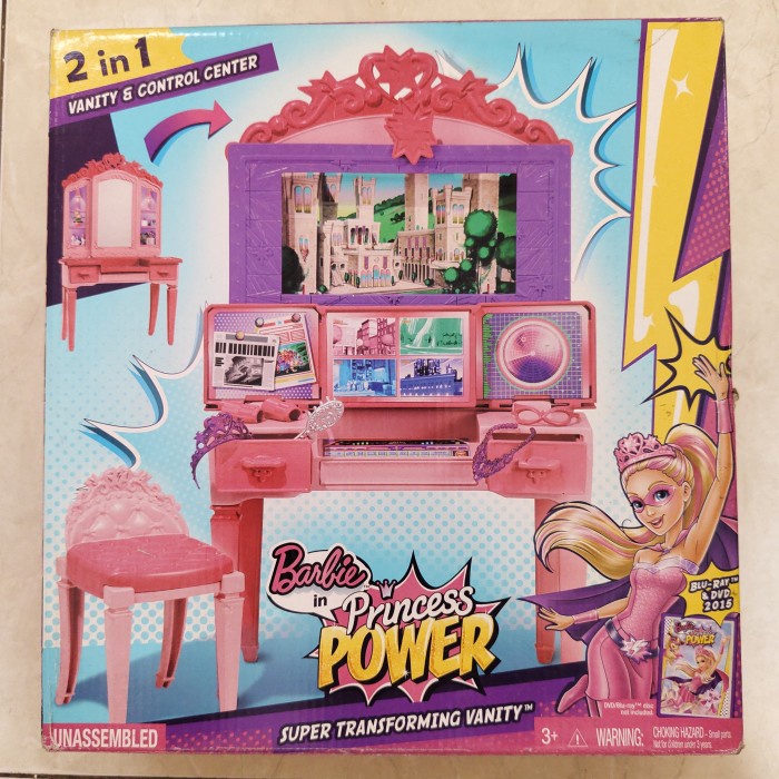 barbie dream vanity playset furniture boneka