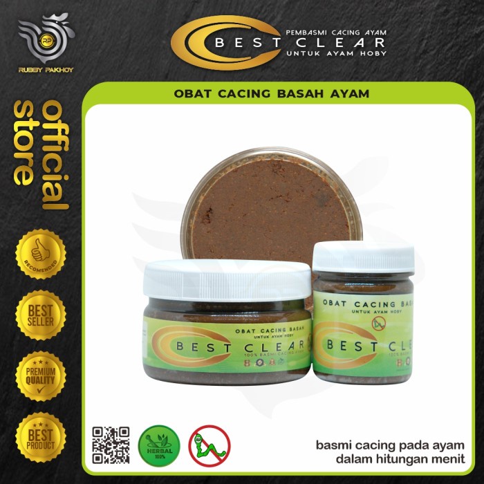 OBAT CACING AYAM BEST CLEAR PALING AMPUH
