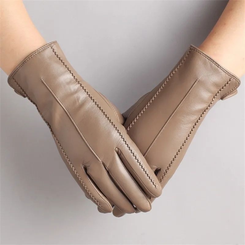 TrendyOi- Sarung Tangan Kulit Wanita Touchscreen / Sarung Tangan Winter Musim Dingin Wanita / Sarung