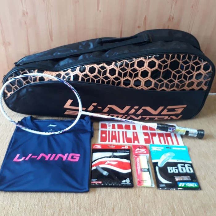 JaminAnOkE- raket badminton original LINING G-FORCE LITE 100 110 120 150