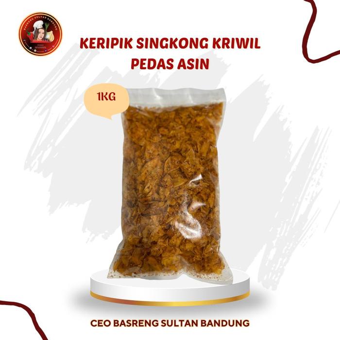 

KERIPIK SINGKONG KRIWIL SULTAN BANDUNG PEDAS ASIN - 1KG
