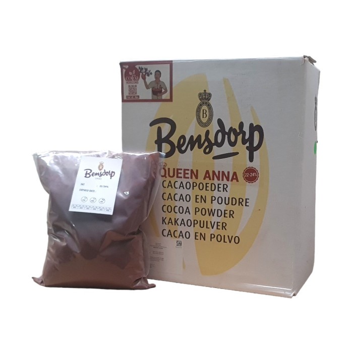

Coklat bubuk dark chocolate cocoa powder premium kiloan Bensdrop Bensdorp 250 500 gram 1kg 1 kg