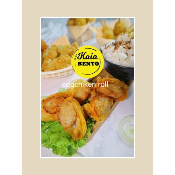 

Egg Chicken Roll Isi 15 Kaia Bento Frozen Homemade
