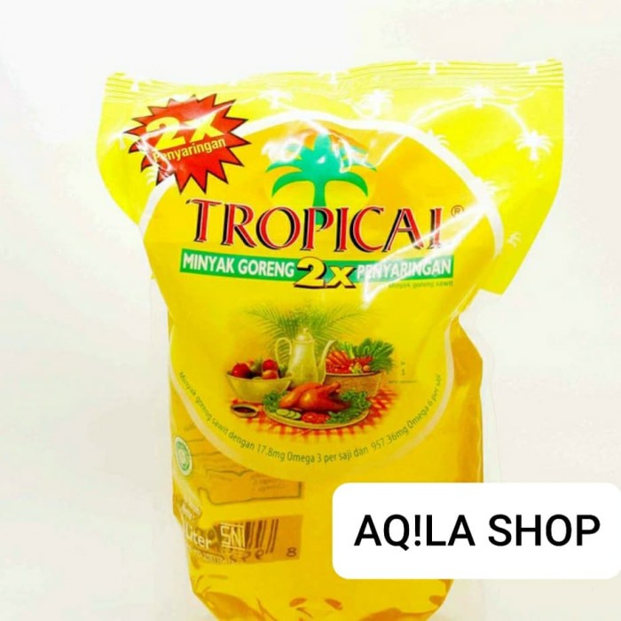 

minyak goreng kelapa sawit tropical 2 ltr ready murah meriah
