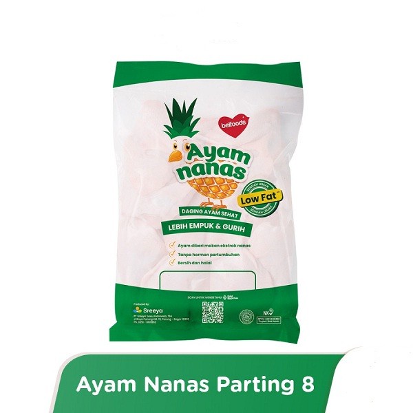 BELFOODS AYAM NANAS 450GR POTONG 8 LOW FAT CHICKEN HALAL