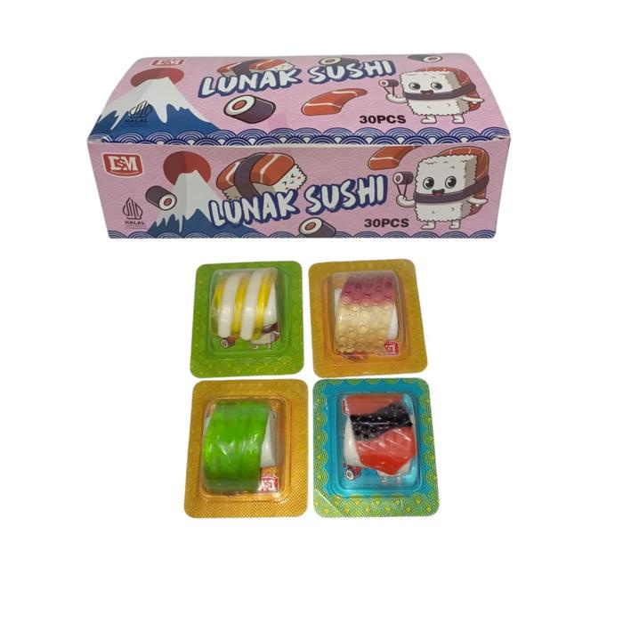 

DSM LUNAK SUSHI BOXPINK ISI 30