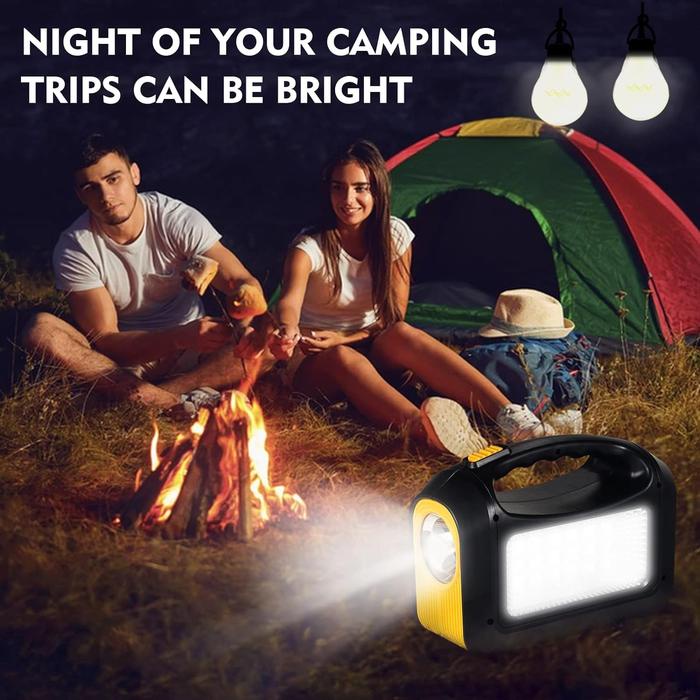 PREMIUM Solar Light Lampu Panel Surya + Speaker Bluetooth VDR V-1588U-S - Solar Lighting System