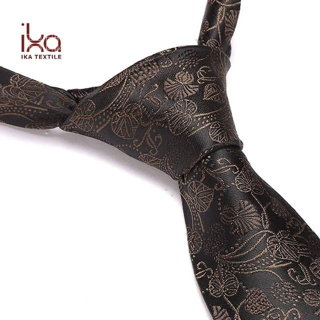PREMIUM Dasi Coklat Hitam Exclusive Motif Batik