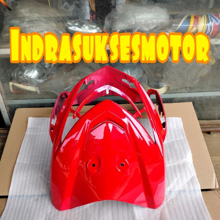 PREMIUM tameng dasi body depan motor beat pop warna merah