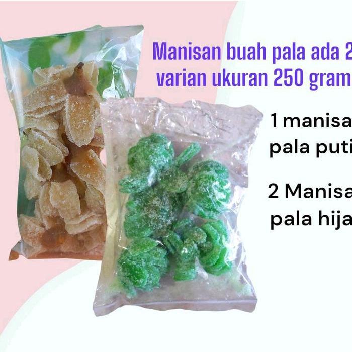 

MANISAN PALA KERING UKURAN 250 GRAM Snacks