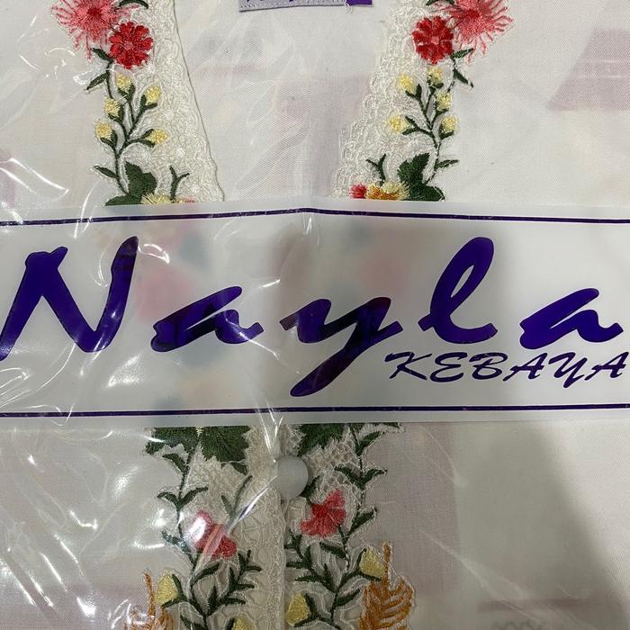 Motif Ubur Ubur Kebaya Encim Nayla Bahan Katun Toyobo Harga Promo