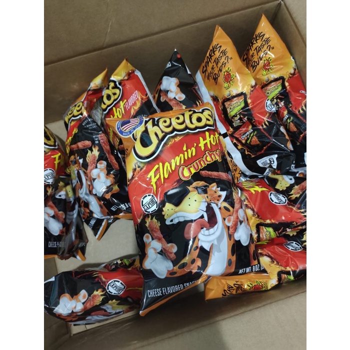 

Cheetos Crunchy Flamming Hot USA