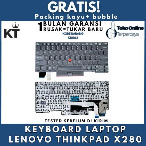 KEYBOARD LENOVO THINKPAD X280 X280 TYPE 20KF 20KE SERIES BERKUALITAS