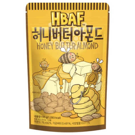 

Honey Butter Almond Korea 210gr