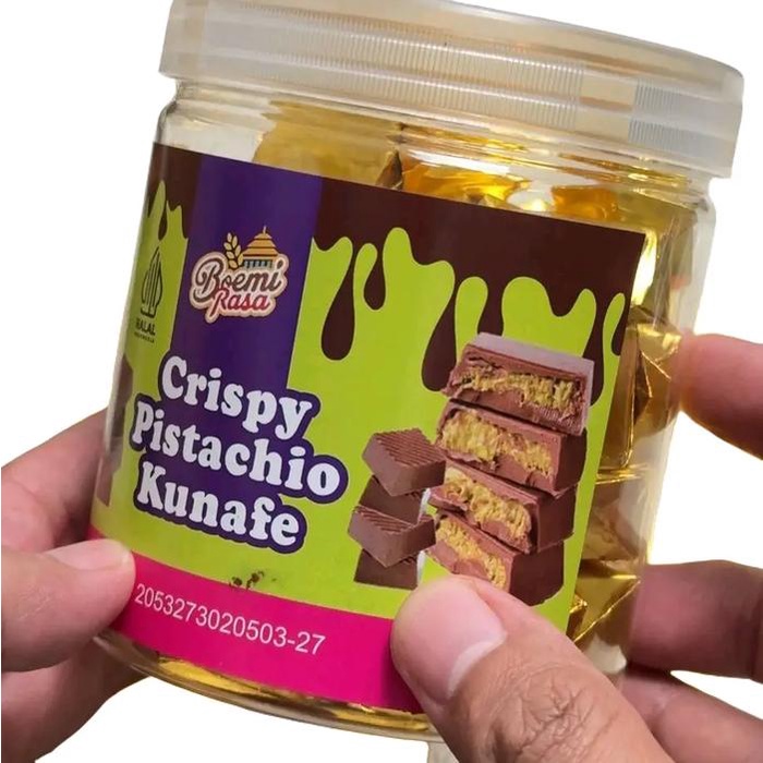 

Mini Dubai Coklat Kunafa Cube - Kue Coklat Kecil - Chocolate, Food, Cemilan, Snacks Makanan Camilan