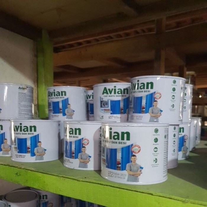 (BestSeller) CAT KAYU BESI AVIAN 1/2KG ANTI KARAT RAYAP PINTU JENDELA KUSEN BESI GALVANIS ALUMINIUM