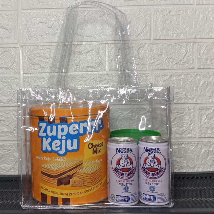 [BestSeller] Tas Full Mika Transparant, Goodiebag Mika, Tas LunchBox, Hampers Mika
