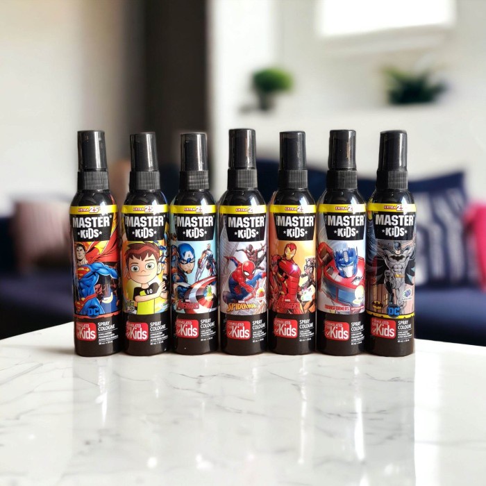 [BestSeller] Master Kids Spray Cologne Parfum Varian Spiderman /Batman /Iron Man /C