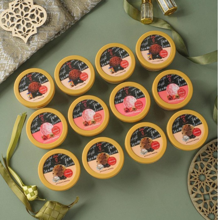 

terbaru !!! hamper ice cream franzel cup ready