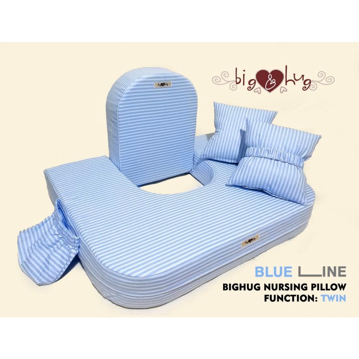..... Twin Nursing Pillow Bighug - Bantal Menyusui Bayi Kembar