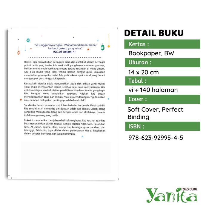 

Promo Buku Islami Motivasi Islam Puncak Ilmu Adalah Akhlak Terlaris