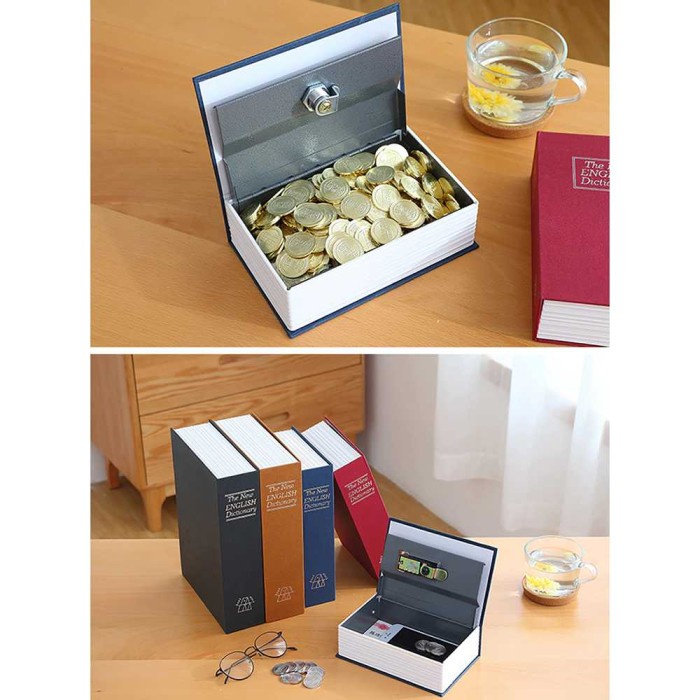 

Promo Brankas Kotak Model Buku Novel Brangkas Bentuk Buku Tempat Rahasia Berkualitas