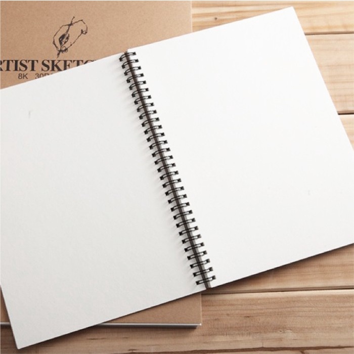 

Promo Potentate Artist Sketchbook Wire Bound Spiral Buku Sketsa Berkualitas