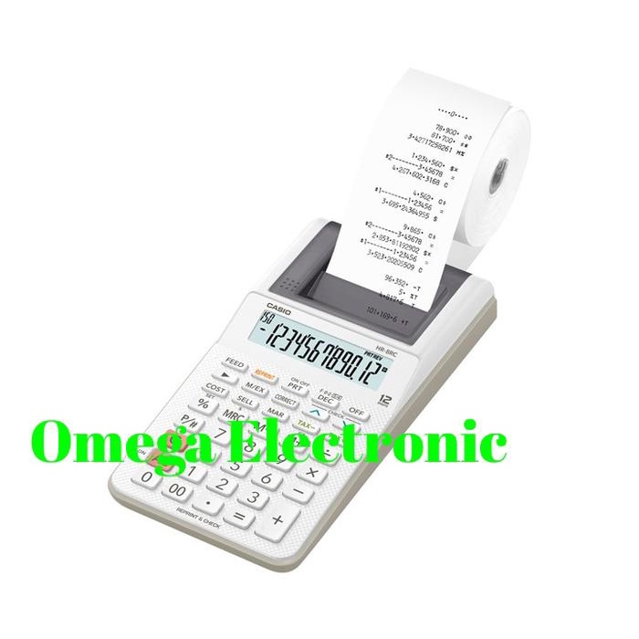 

CASIO HR 8 RC - PRINTING CALCULATOR STRUK KALKULATOR KASIR HR 8RC