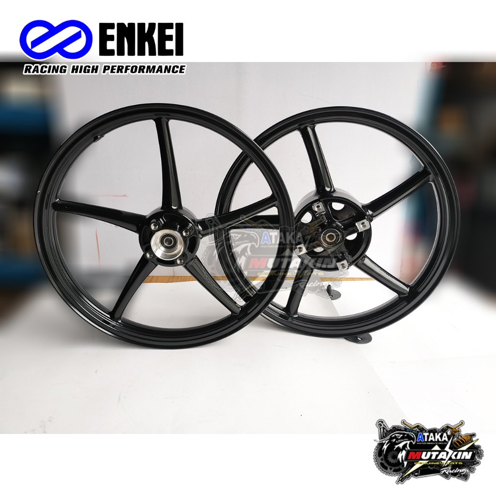 Velg Ring 17 Enkei Cnc Pelek FG 505 Ak55 Satria Fu Tiger Revo Supra Gtr Racing Velk Sonic CBR 150 CB