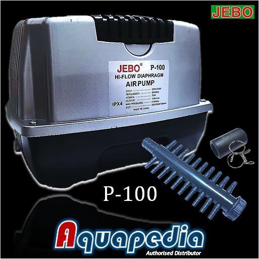 Terbagus Jebo P100 Pompa Udara Aerator Hiblow Air Blower