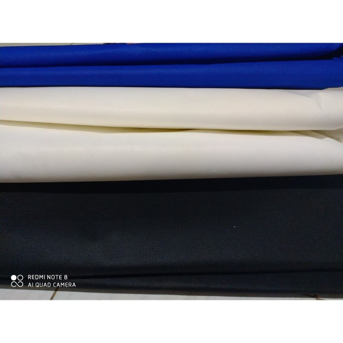 (GoodSeller) Kain Background Foto Video Foto Studio BIRU/HITAM/PUTIH