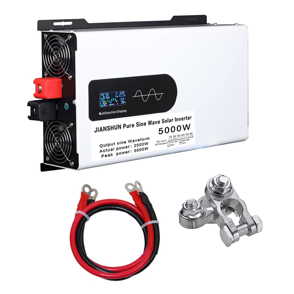 IMPORT CAR PURE SINE WAVE INVERTER 5000W MAX CONVERTER INVERTER PURE SINE WAVE DURABLE CONVENIENT