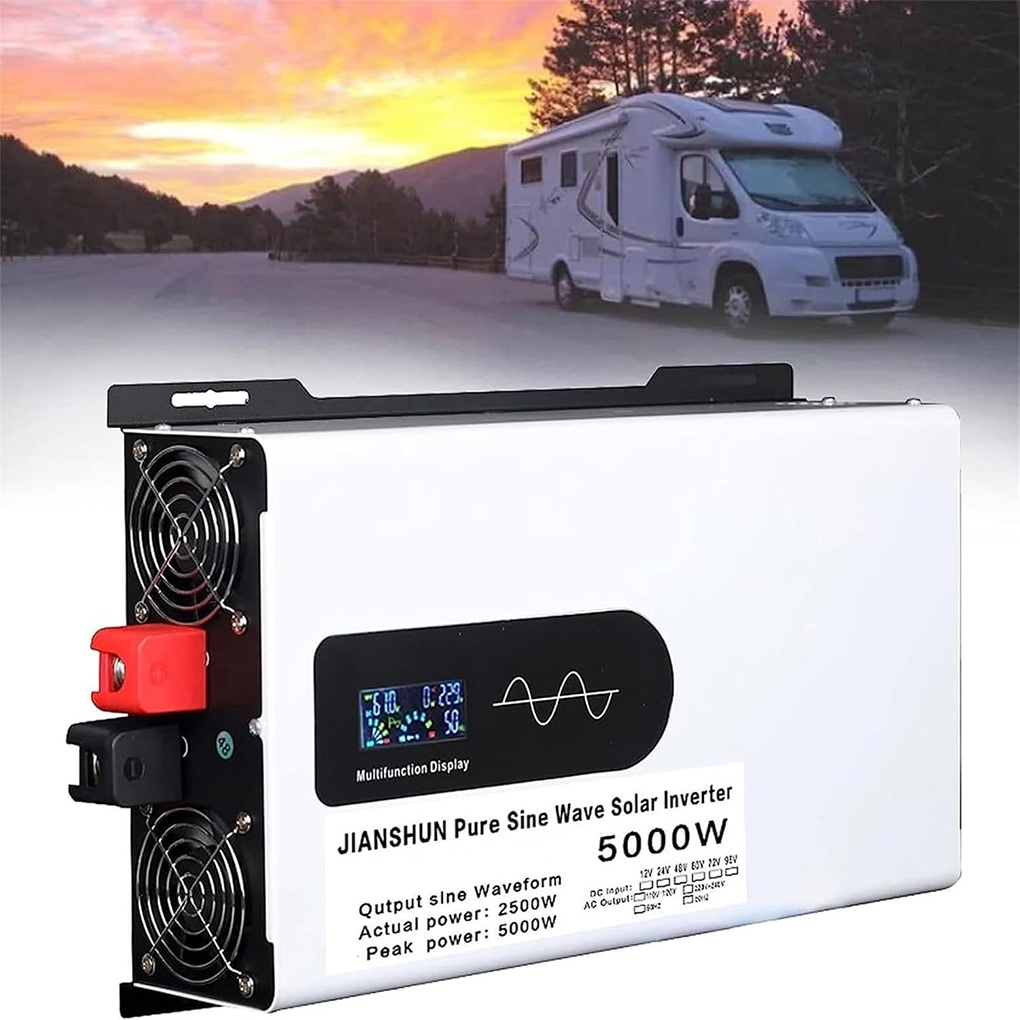 IMPORT CAR PURE SINE WAVE INVERTER 5000W MAX CONVERTER INVERTER PURE SINE WAVE DURABLE CONVENIENT