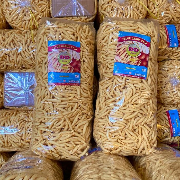 

Telur Gabus DD Asin Keju Segede Guling 1.9 Camilan Food Renyah