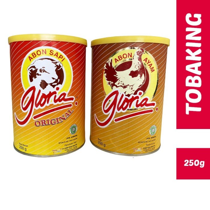 

Abon Sapi Ayam Gloria 250gr Abon Kaleng Gloria