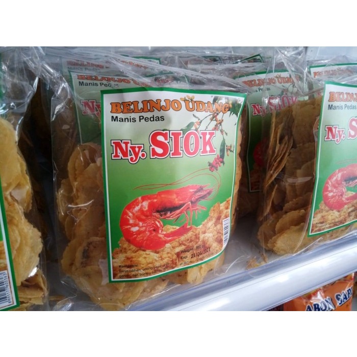 

Kerupuk Blinjo Belinjo Udang Manis Pedas Ny Siok - 300gr