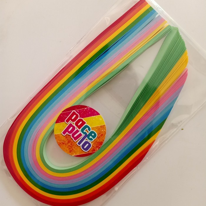 

(BestSeller) K-15 Kertas Paper Quilling Rainbow Series 0.5x29.7cm