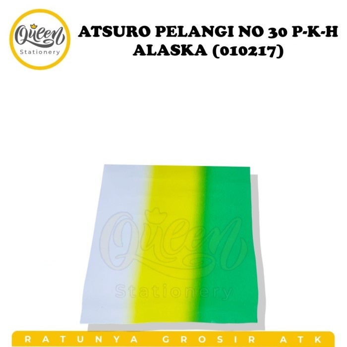 

(BestSeller) KERTAS ATSURO PELANGI ALASKA/KERTAS WARNA/KERTAS 3 WARNA
