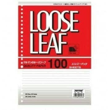

(BestSeller) KERTAS FILE / LOOSE LEAF B5 merk JOYKO isi 100