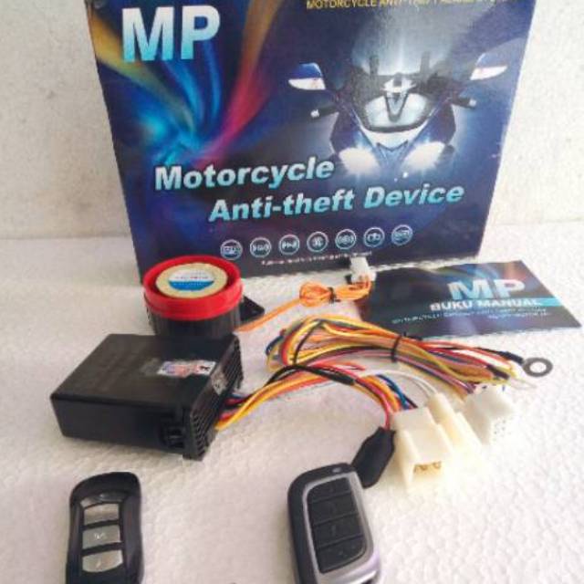 Alarm Motor MP One Way Original Terbaru Anti Maling Alarm Motor Karbu Injeksi